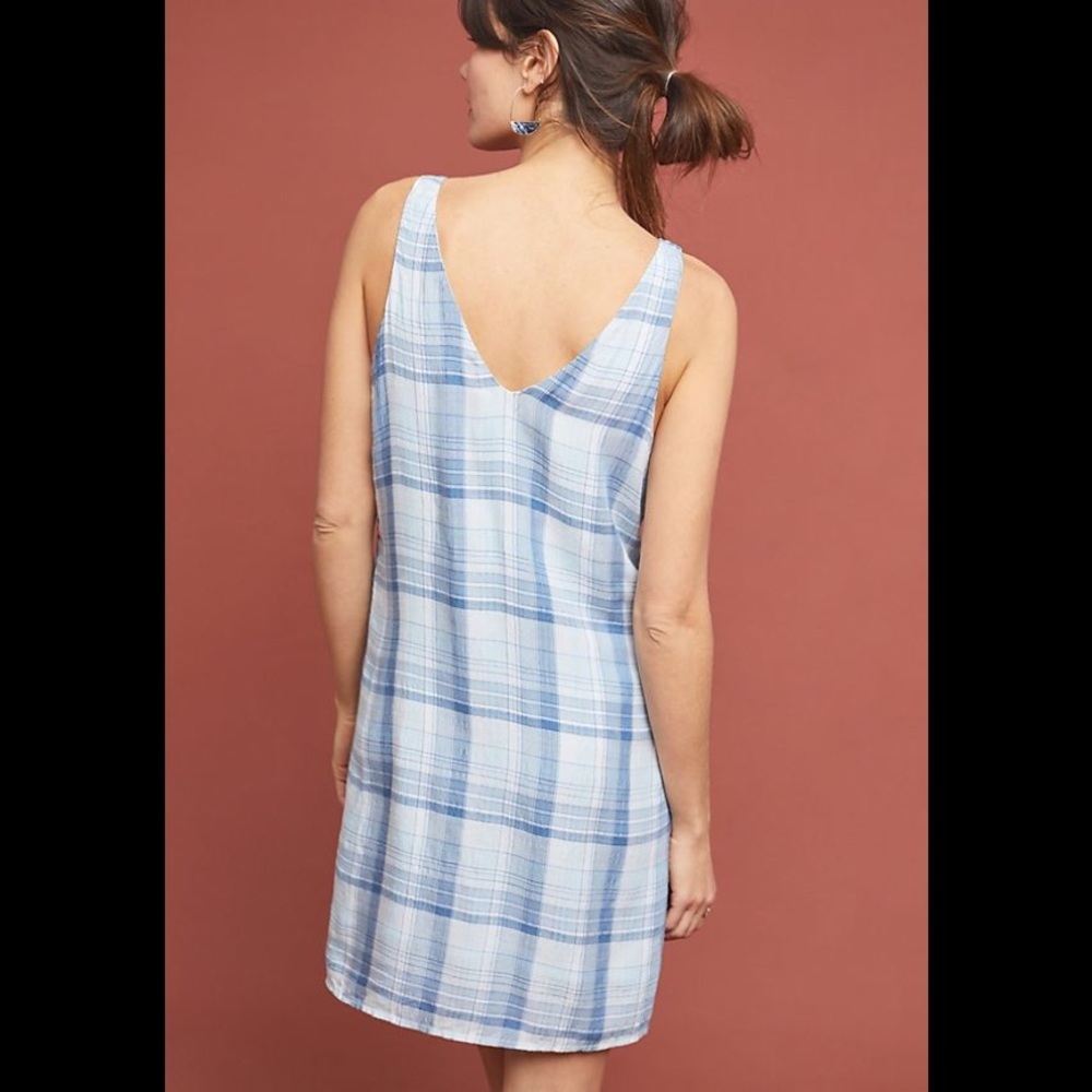 Anthropologie Cloth and Stone Plaid Dress - Picture 4 of 8
